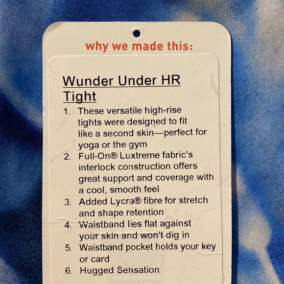 Lululemon Wunder Under HR Tight - Picture 4 of 4